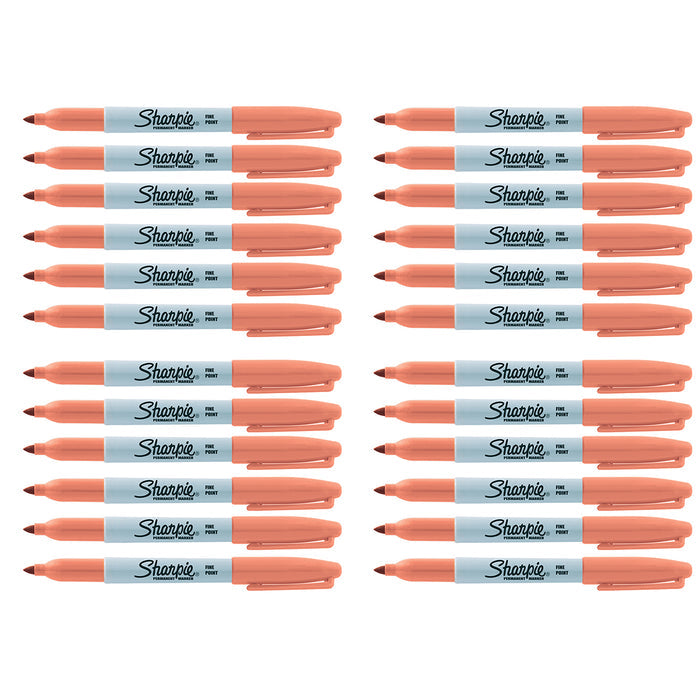 Sharpie In Bulk Cosmic Oron Orange, Fine Point Permanent Markers Pack of 24  Sharpie Markers