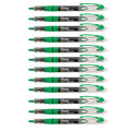 Sharpie Liquid Highlighter Green Narrow Chisel Tip Pack of 12  Sharpie Highlighter