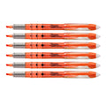 Sharpie Liquid Highlighter Orange Narrow Chisel Tip Pack Of 6  Sharpie Highlighter