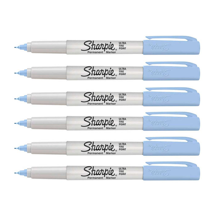 Sharpie Mystic Gems Violet Chalcedony Ultra Fine Markers Pack of 6