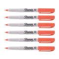 Sharpie Orion Orange, Ultra Fine Point Permanent Markers Pack of 6 - PensAndPencils.Net
