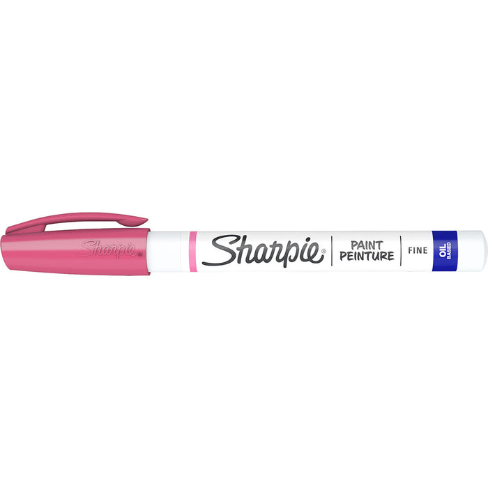 Sharpie Paint Marker Pink Fine Point, Oil - PensAndPencils.Net