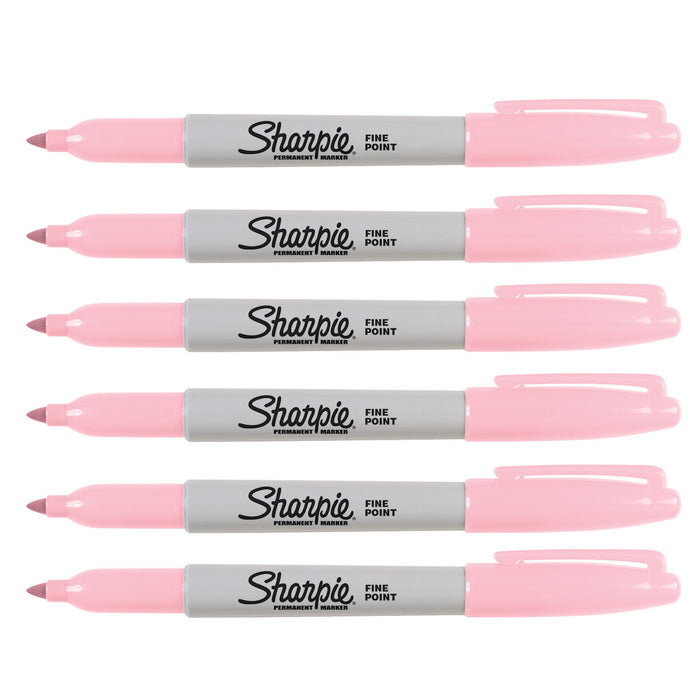 Sharpie Pink Lemonade Fine Tip Permanent Markers Pack of 6
