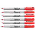 Sharpie Red Ultra Fine Markers Pack of 6  Sharpie Markers