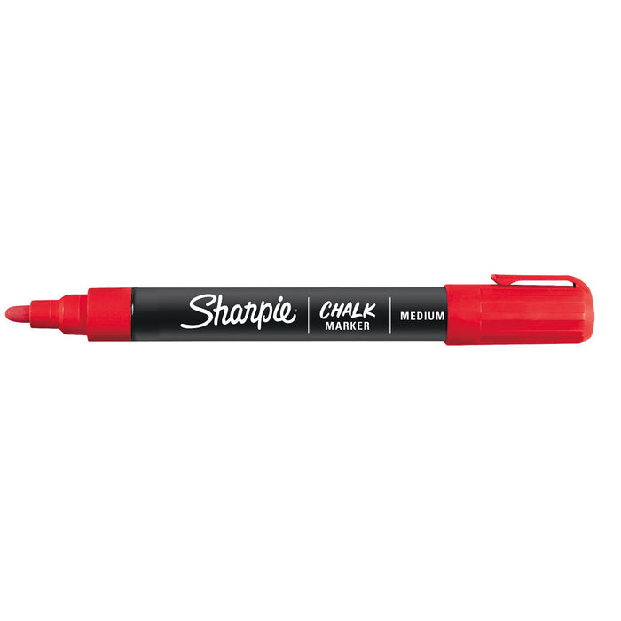 Sharpie Red Wet Erase Chalk Marker Pack of 12  Sharpie Wet Erase Marker