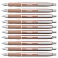 Sharpie S-Gel Champagne Blue Ink Retractable Gel Pen Medium With Rubber Grip Pack of 10  Sharpie Gel Ink Pens