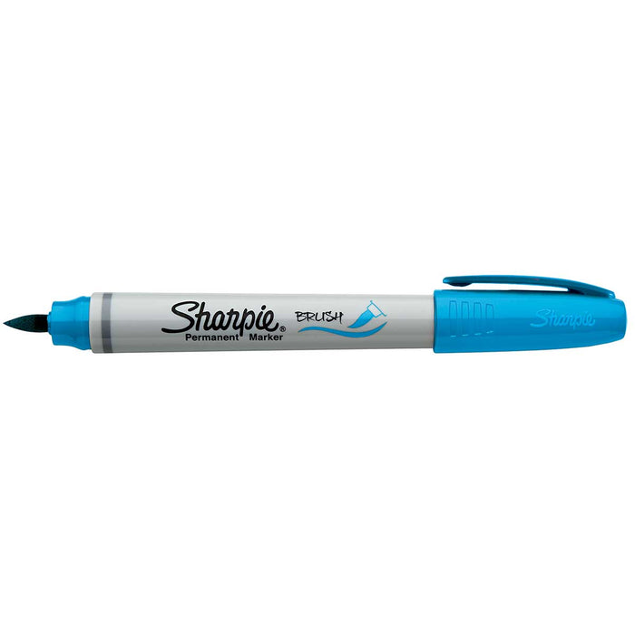 Sharpie Turquoise Markers Brush Tip | Pack of 6 - PensAndPencils.Net