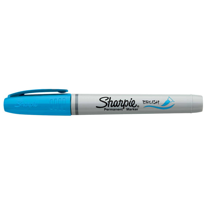 Sharpie Turquoise Markers Brush Tip | Pack of 6 - PensAndPencils.Net