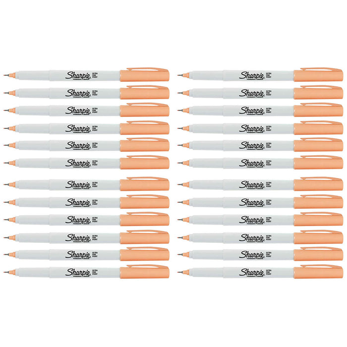 Sharpie Ultra Fine Point Markers Peach Pack of 24