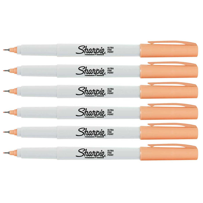 Sharpie Ultra Fine Point Markers Peach Pack of 24