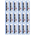 Short International Blue Fountain Pen Cartridges by Sheaffer, Wholesale Bulk Pack of 108  Sheaffer Fountain Pen Ink Cartridges