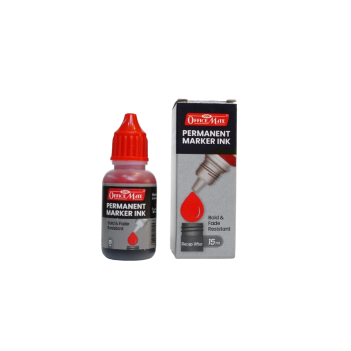Soni Officemate Permanent Marker Refill Ink