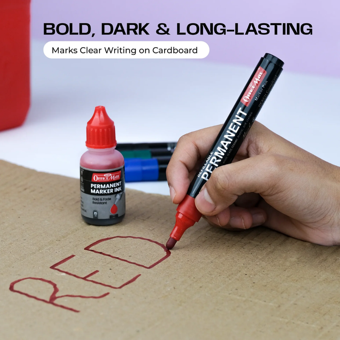 Soni Officemate Permanent Marker Refill Ink