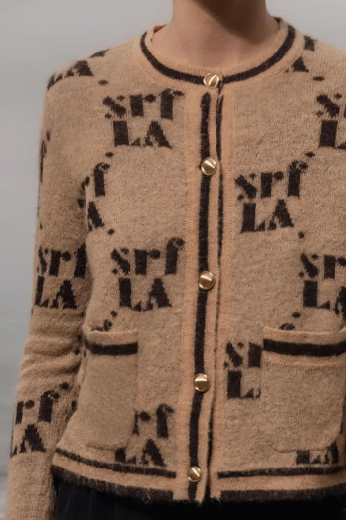 SRF Cardi - Toast - Heidi Merrick