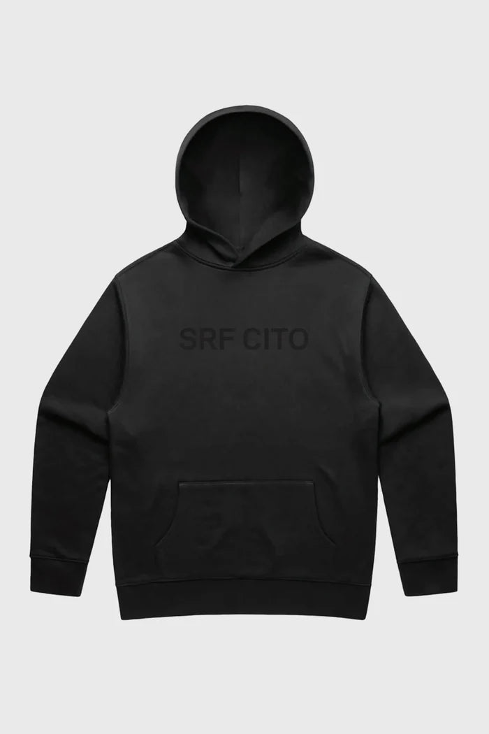SRF CITO Unisex Hoodie - Black on Black - Heidi Merrick
