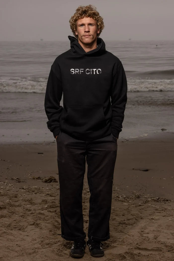 SRF CITO Unisex Hoodie - Black on Black - Heidi Merrick