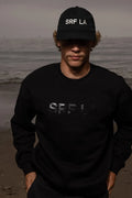 SRF LA Dad Hat - Ivory on Black - Heidi Merrick