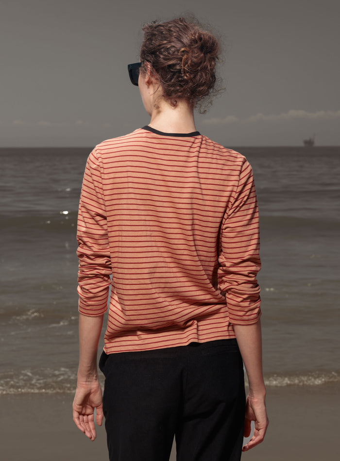 SRF LA Drake Tee - Sunrise & Red Stripes