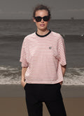 SRF LA Sailor Tee - White & Red Stripes