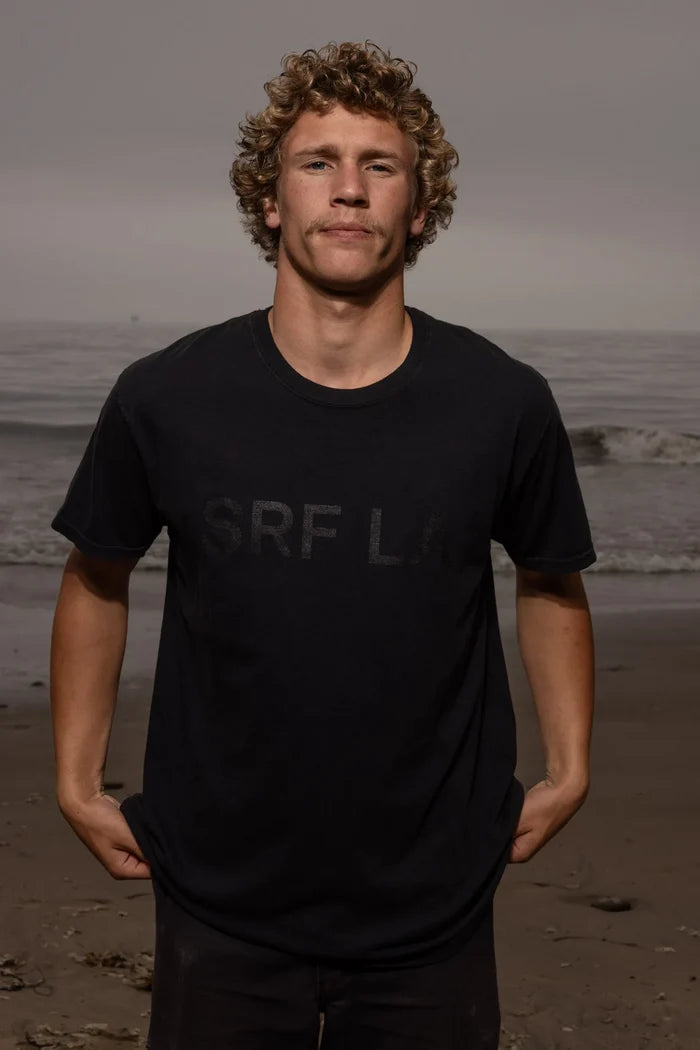 SRF LA Tee - Black on Black - Heidi Merrick
