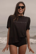 SRF SUMMERLAND Tee - Black on Black - Heidi Merrick