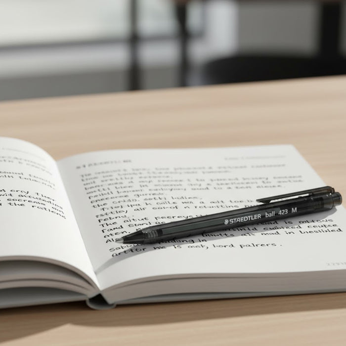 Staedtler Ball Medium Black Retractable Ballpoint Pen Set