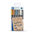 Staedtler Metallic Brush Pen Set