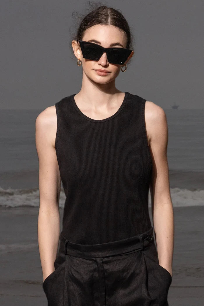 Stone Tank - Black - Heidi Merrick