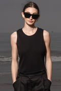 Stone Tank - Black - Heidi Merrick