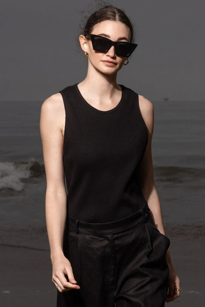 Stone Tank - Black - Heidi Merrick