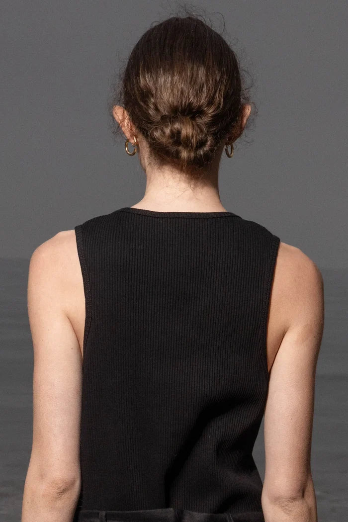 Stone Tank - Black - Heidi Merrick