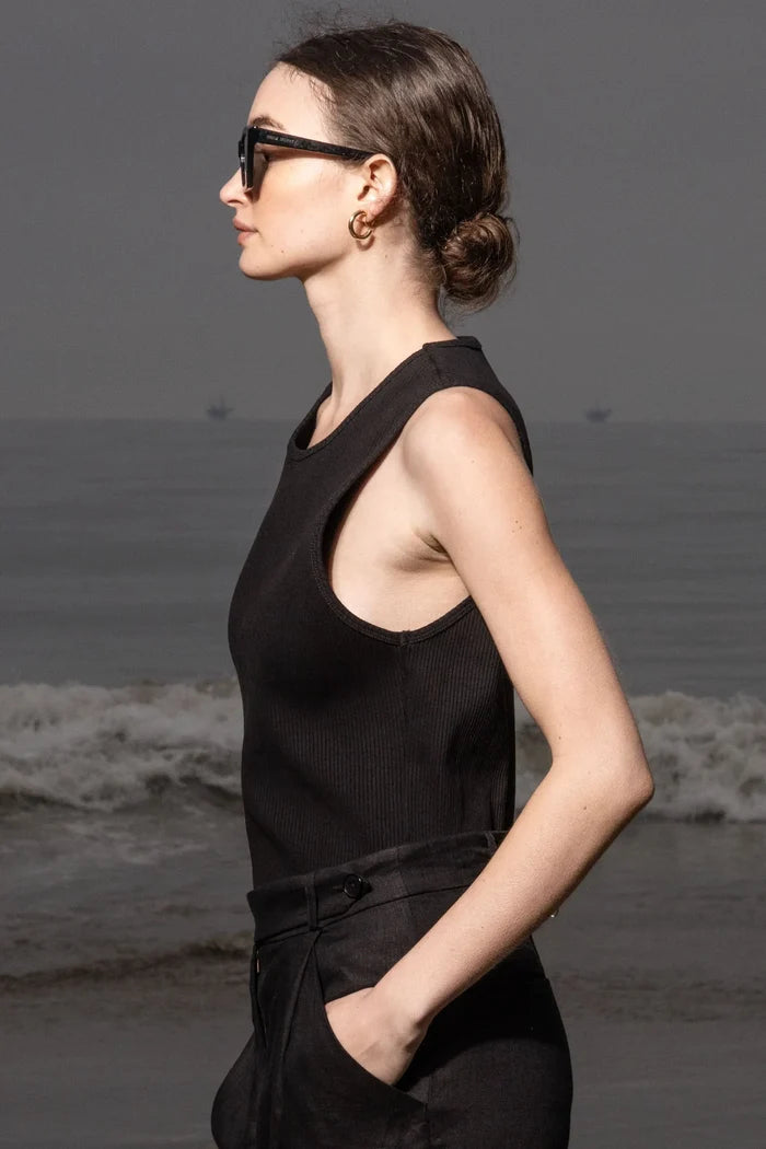Stone Tank - Black - Heidi Merrick