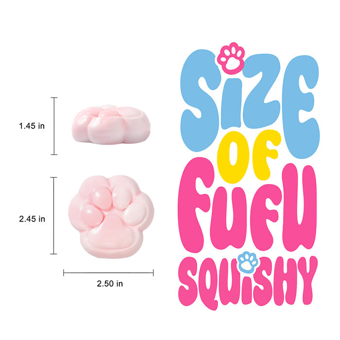 Strawberry Milkshake Paw Taba Squishy