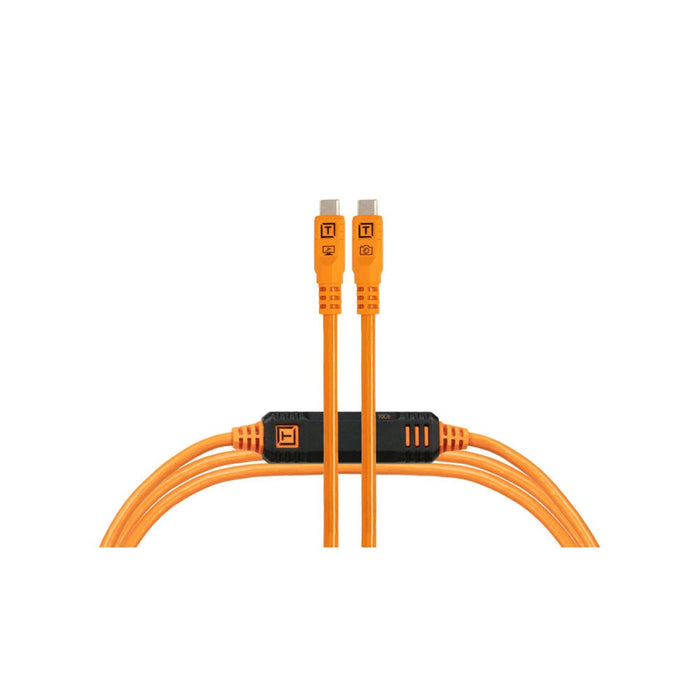 Tether Tools TetherPro Optima 15-foot straight USB-C to USB-C cable for fast 10Gbps data transfer