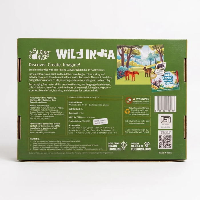 The Talking Canvas Wild India DIY Kit