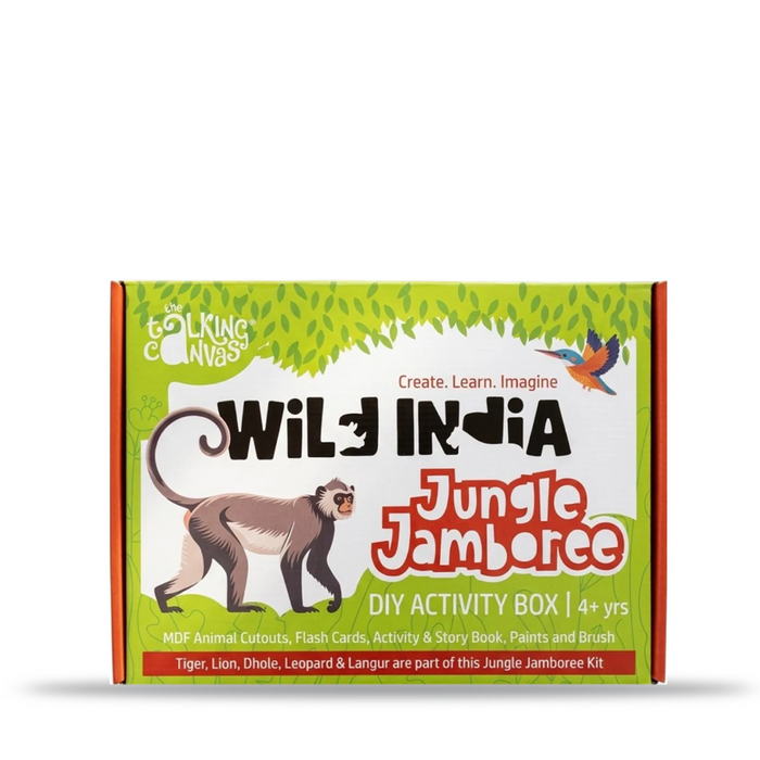 The Talking Canvas Wild India Jungle Jamboree DIY Kit