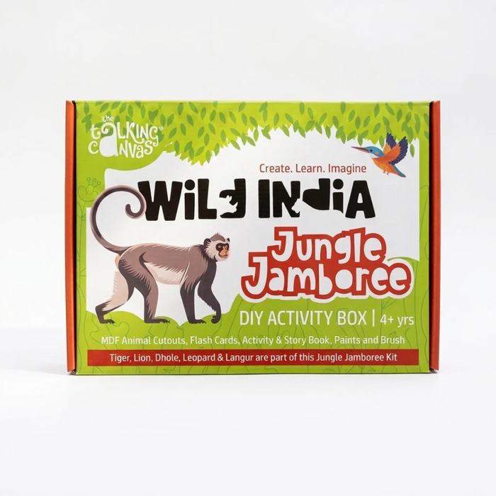 The Talking Canvas Wild India Jungle Jamboree DIY Kit