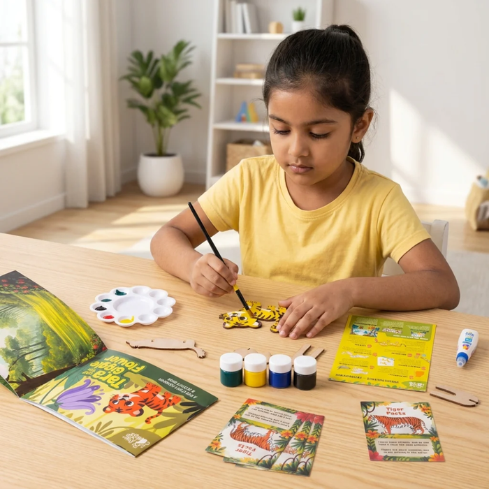 The Talking Canvas Wild India Jungle Jamboree DIY Kit