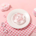 Transparent Purely Pink Cat Paw Taba Squishy