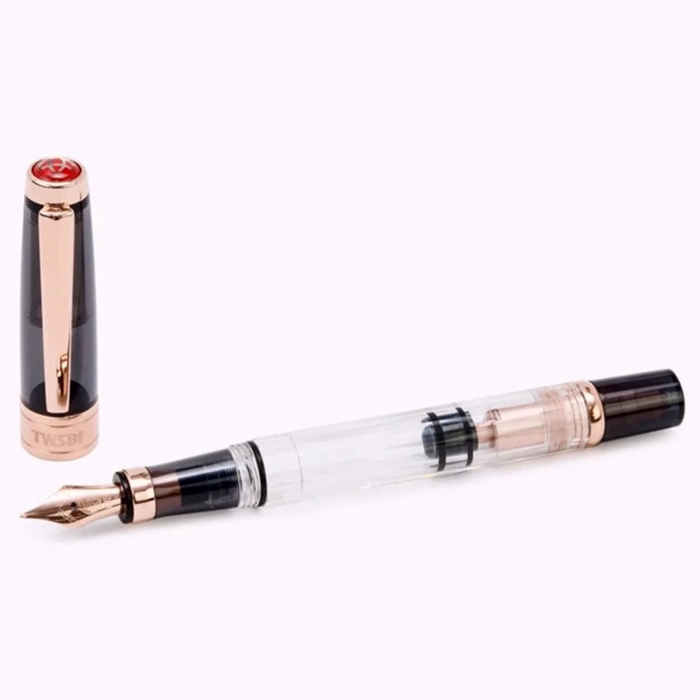 Twsbi Diamond Fountain Pen in Smoke Rose Gold