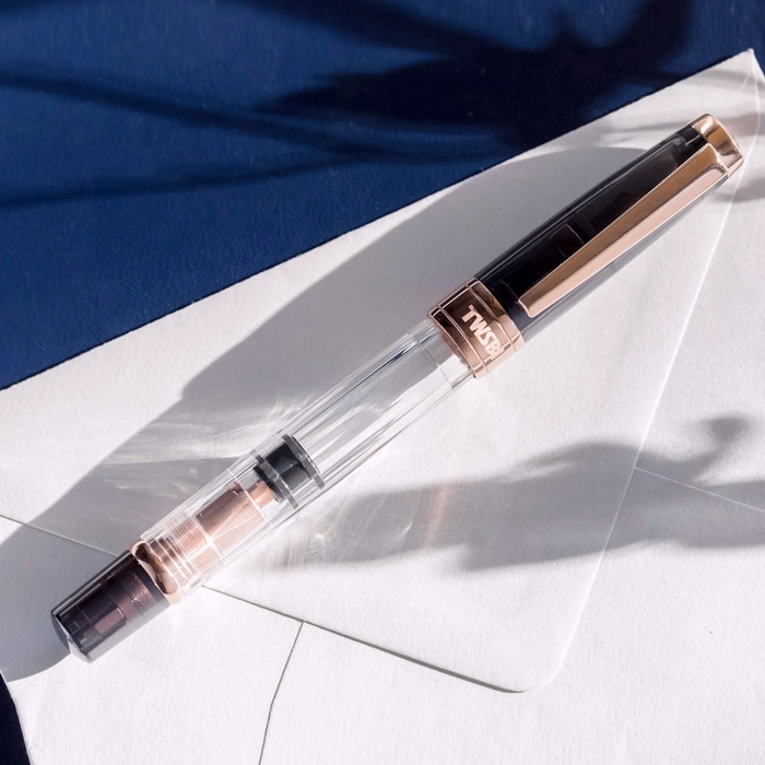 Twsbi Diamond Fountain Pen in Smoke Rose Gold