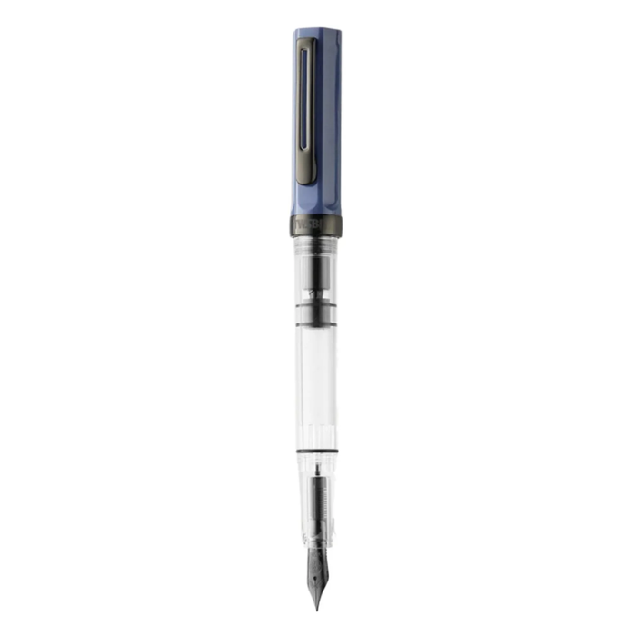 Twsbi Eco Slate Blue with Onyx Trim Fountain Pen
