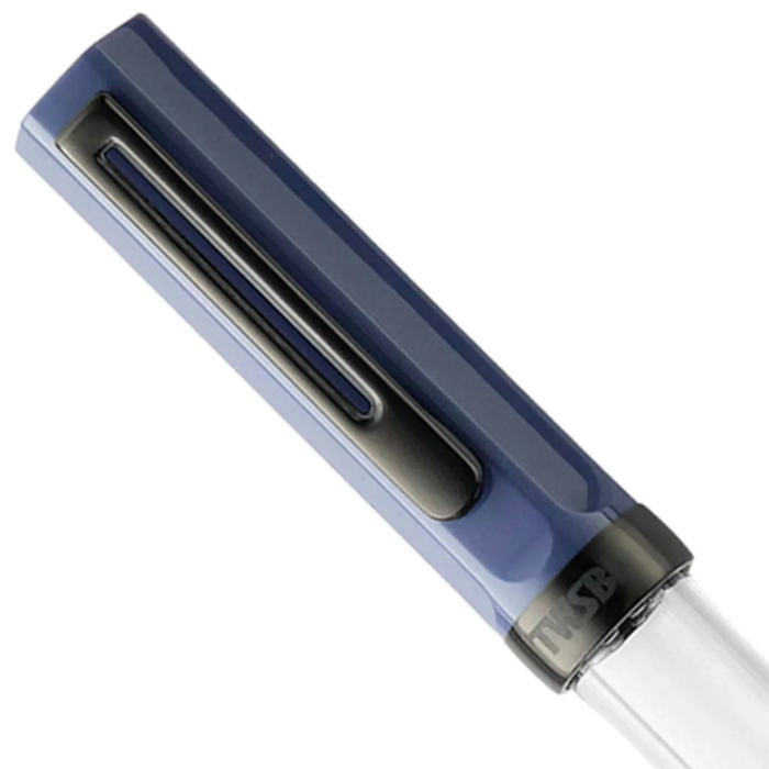 Twsbi Eco Slate Blue with Onyx Trim Fountain Pen