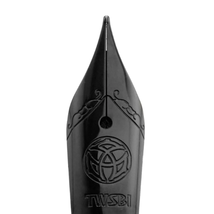 Twsbi Eco Slate Blue with Onyx Trim Fountain Pen