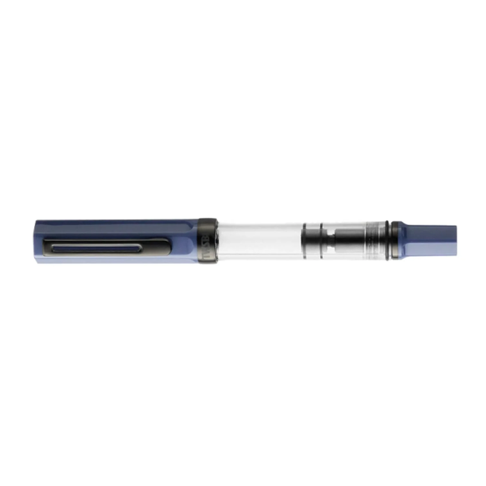Twsbi Eco Slate Blue with Onyx Trim Fountain Pen