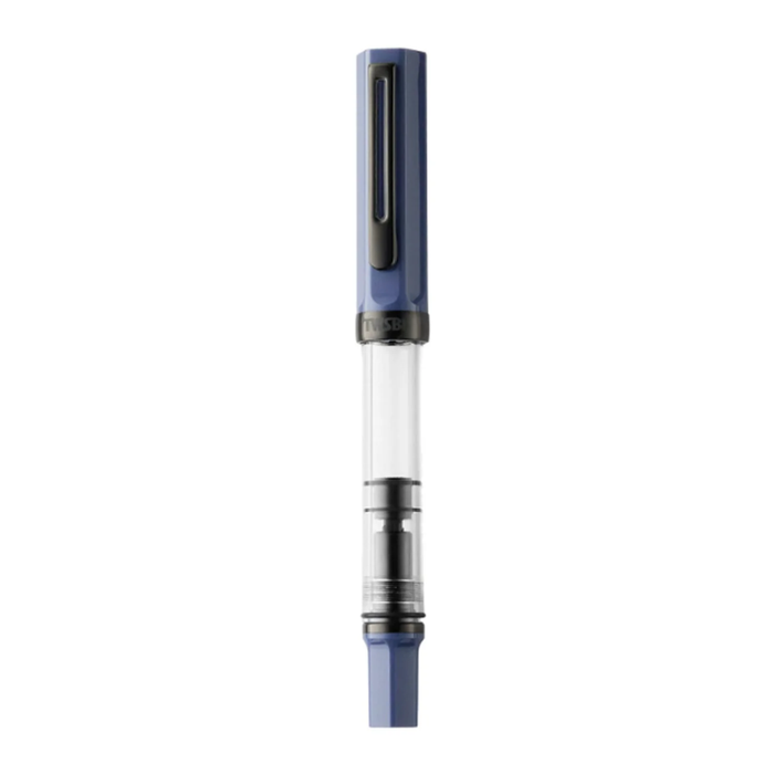 Twsbi Eco Slate Blue with Onyx Trim Fountain Pen