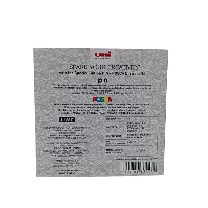Uni-Ball Posca & Pin Drawing Kit