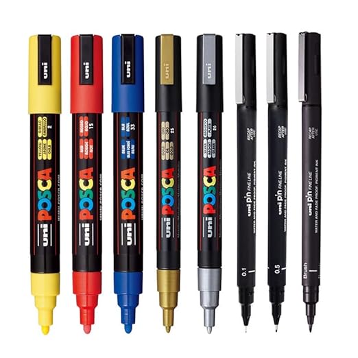 Uni-Ball Posca & Pin Drawing Kit