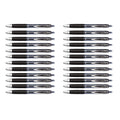 Uni Ball Signo 207 Black Gel Pens Medium - Bulk Pack of 24  Uni-Ball Gel Ink Pens