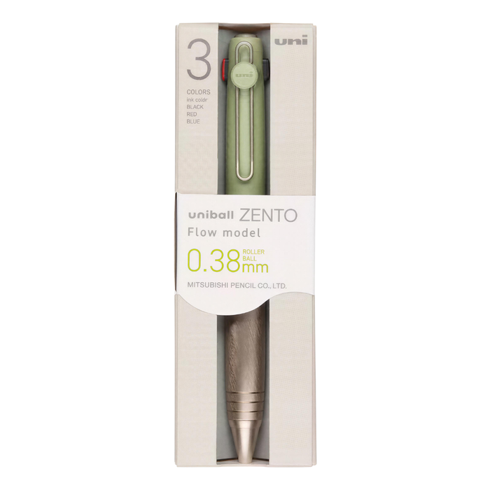 Uni Zento Flow 3 Color Ballpoint Pen